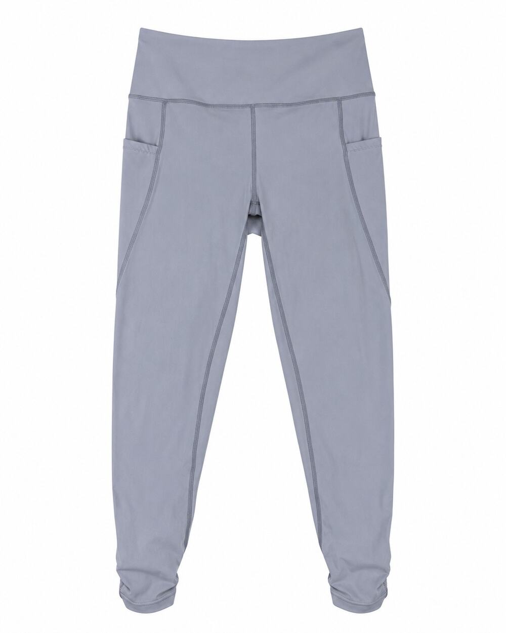 FP Movement Womens S Gray High Rise Pocket Leggings Braided Ankle Detail
